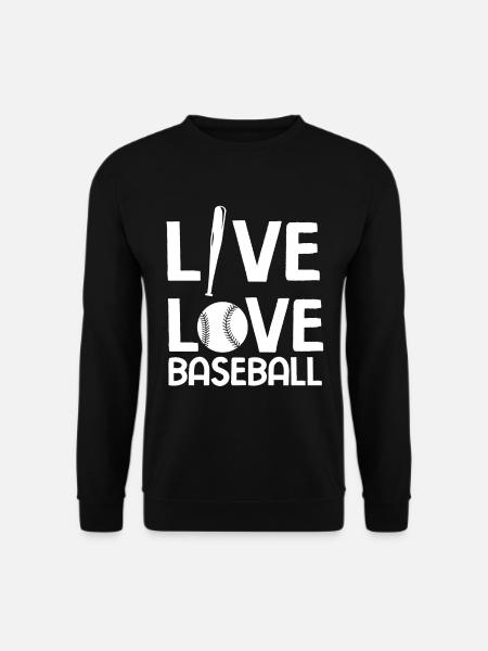 Baseball - Unisex Pullover - Schwarz