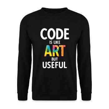 Software Ingenieur Informatiker Programmierer - Unisex Pullover - Schwarz - Vorne - Alina (178cm) & Michal (187cm)
