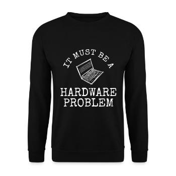Software Ingenieur Informatiker Programmierer - Unisex Pullover - Schwarz - Vorne - Alina (178cm) & Michal (187cm)
