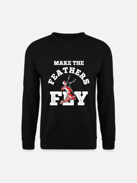 Badminton - Unisex Pullover - Schwarz