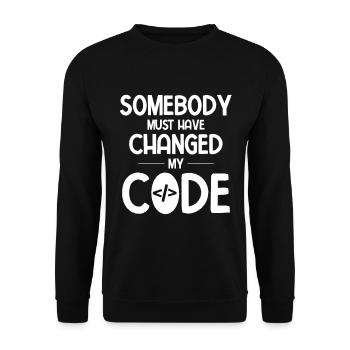 Software Ingenieur Informatiker Programmierer - Unisex Pullover - Schwarz - Vorne - Alina (178cm) & Michal (187cm)