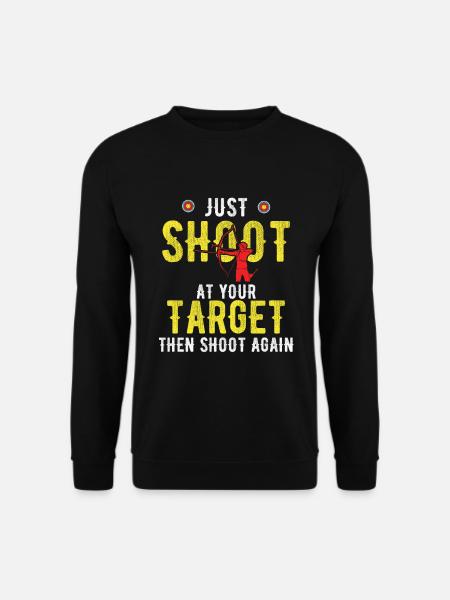 Bogenschießen Archery - Unisex Pullover - Schwarz