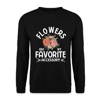 Landschaftsgärtner Hobbygärtner Gärtner - Unisex Pullover - Schwarz - Vorne - Alina (178cm) & Michal (187cm)