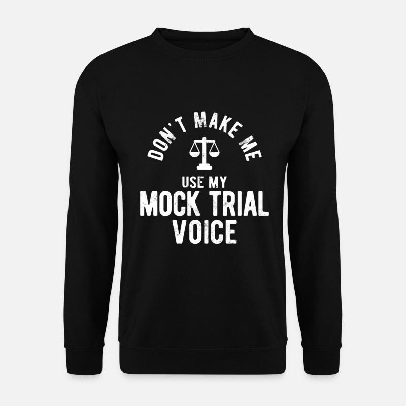 Richter Jurist Anwalt - Unisex Pullover - Schwarz