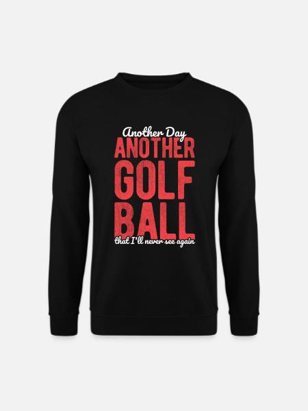 Golfplatz zum Golfen Golf - Unisex Pullover - Schwarz
