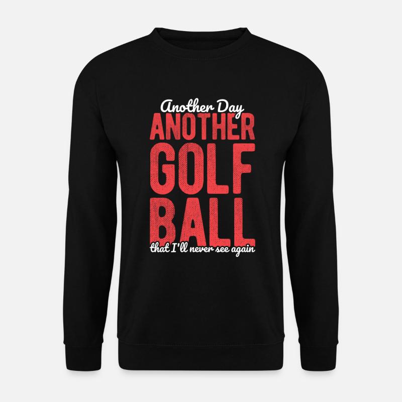 Golfplatz zum Golfen Golf - Unisex Pullover - Schwarz