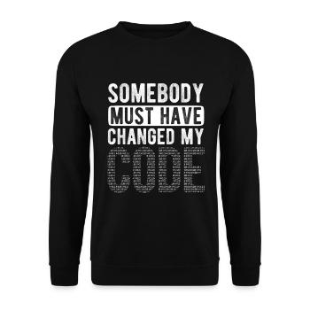 Software Ingenieur Informatiker Programmierer - Unisex Pullover - Schwarz - Vorne - Alina (178cm) & Michal (187cm)