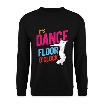 Breakdancing Tanzen für Tänzer - Unisex Pullover - Schwarz - Vorne - Alina (178cm) & Michal (187cm)