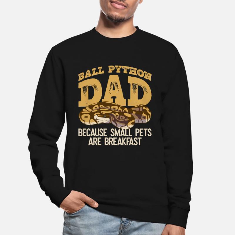 Banana Ball Python Papa Königspython Besitzer Unisex Sweatshirt