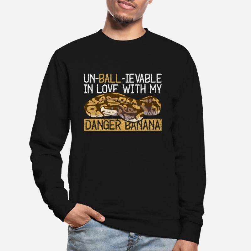 Königspython Banane Königspython Sweat-shirt Unisexe