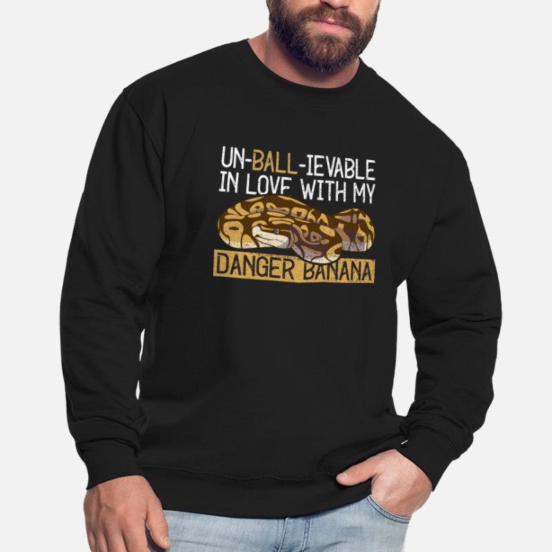 Königspython Banana Königspython Unisex Sweatshirt