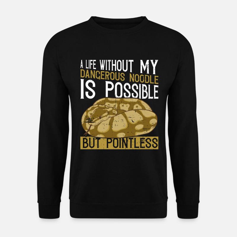 Banane Ballpython Königspython - Unisex Pullover - Schwarz