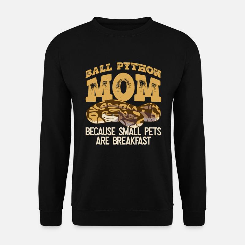 Ballpython Mutter Banana Königspython - Unisex Sweatshirt - black
