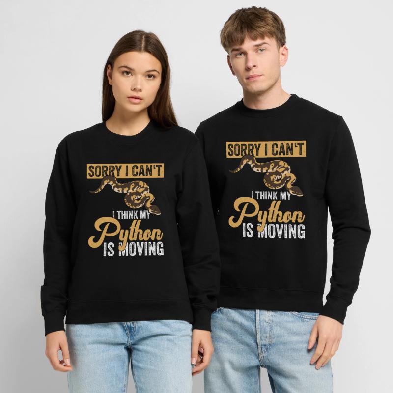 Königspython Banana Königspython Unisex Sweatshirt