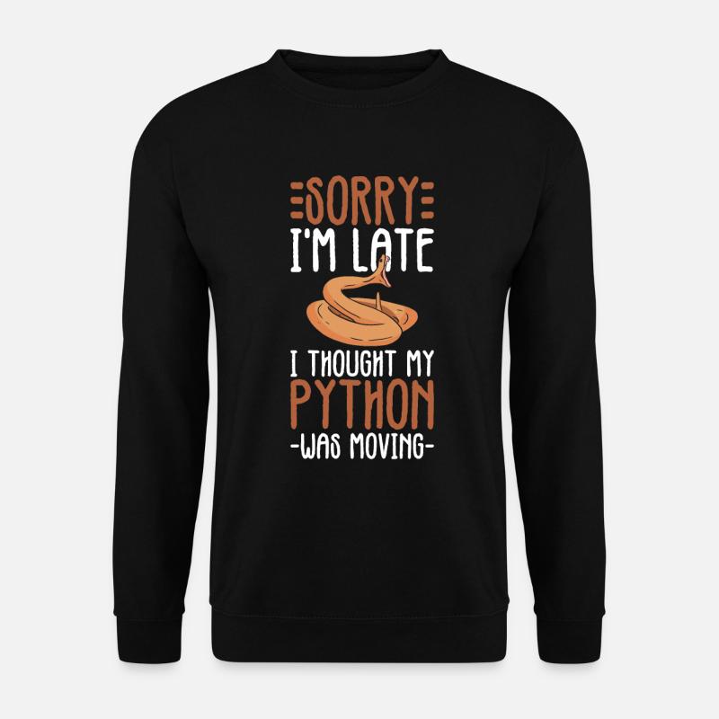 Banane Königspython Schlange - Sweat-shirt Unisexe - noir