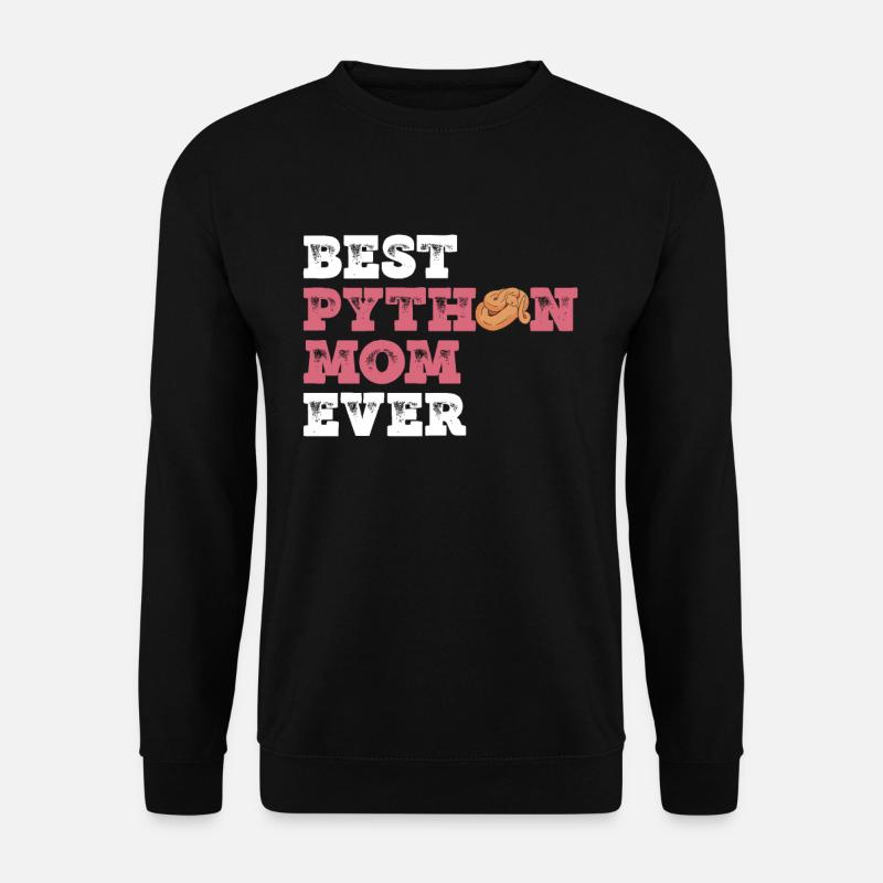 Königspython Mutter Banane Königspython Mama - Sweat-shirt Unisexe - noir
