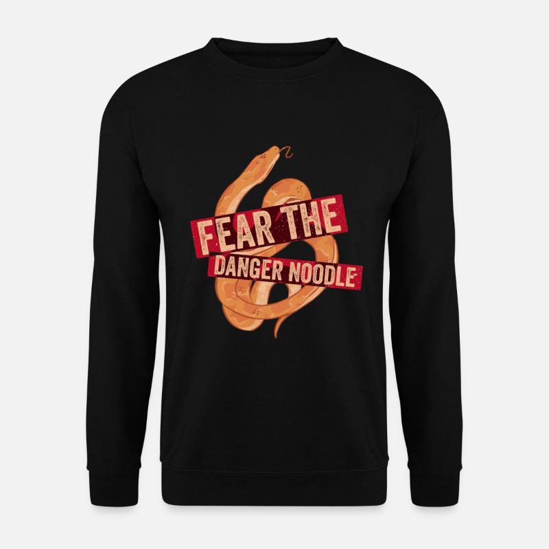Banana Königspython Dangerous Noodle - Unisex Sweatshirt - black