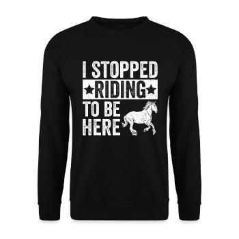 Clydesdale - Sweat-shirt Unisexe - noir - Devant - Alina (178cm) & Michal (187cm)
