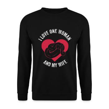 Banana Königspython Python - Unisex Sweatshirt - black - Front - Alina (178cm) & Michal (187cm)