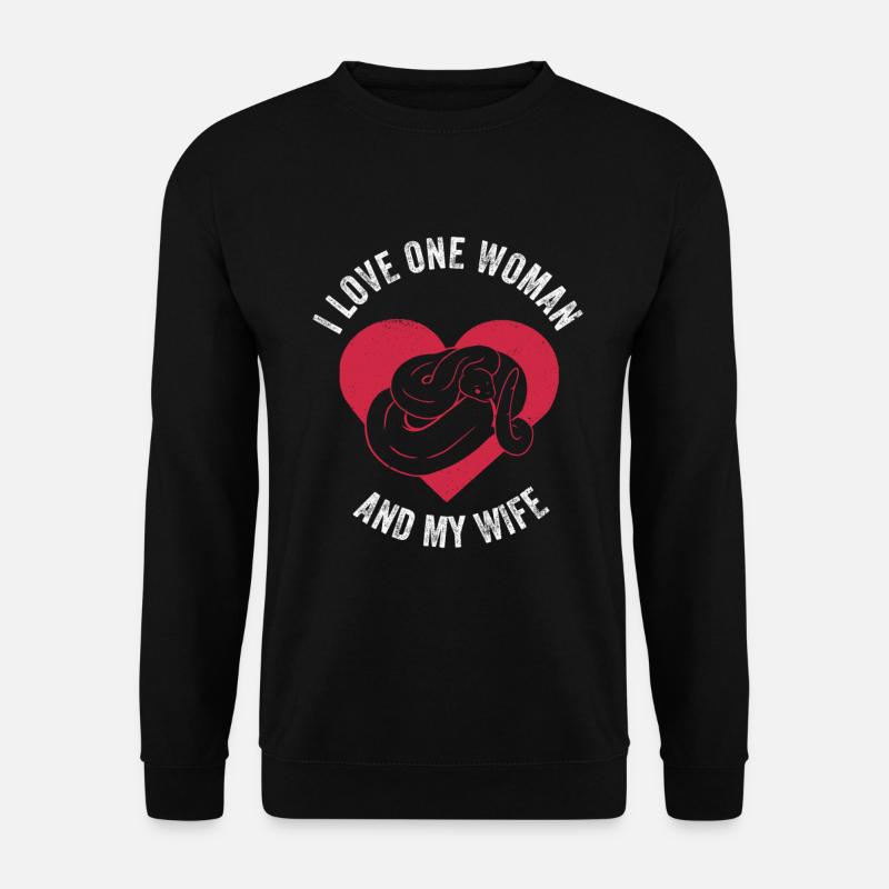 Banana Königspython Python - Unisex Sweatshirt - black