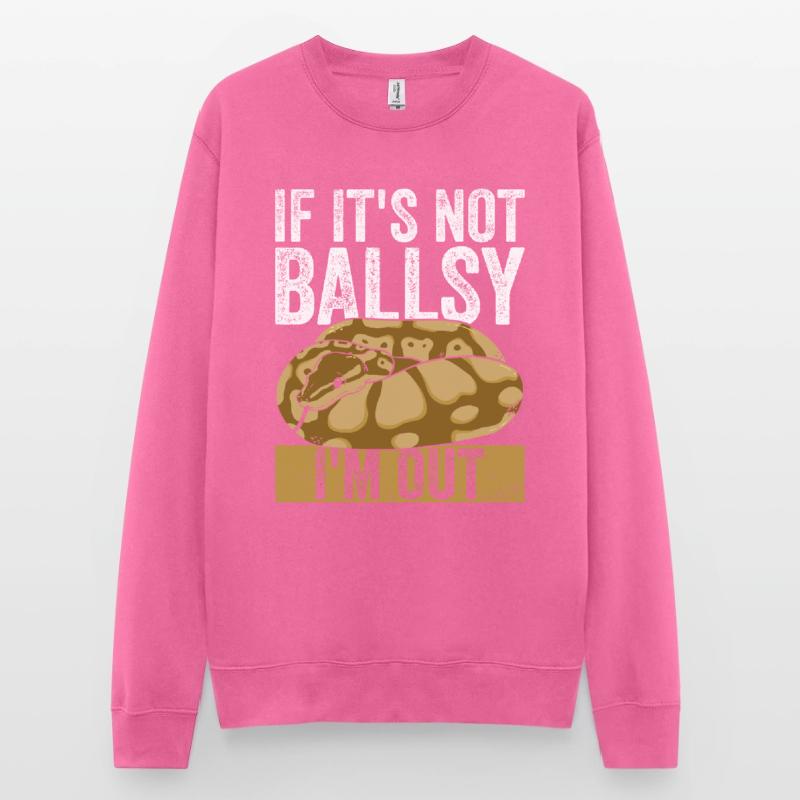 Königspython Liebhaber Banana Ball Python Unisex Sweatshirt