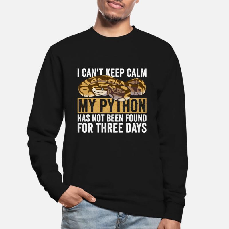 Königspython Banana Ball Python Unisex Sweatshirt