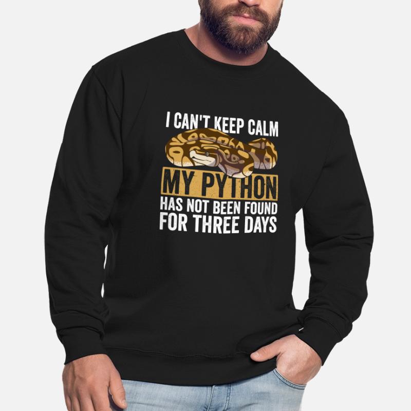 Königspython Banana Ball Python Unisex Sweatshirt