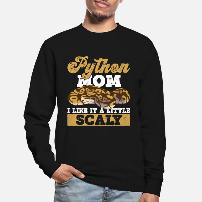 Königspython Mama Banana Ball Python Mutter Sweat-shirt Unisexe