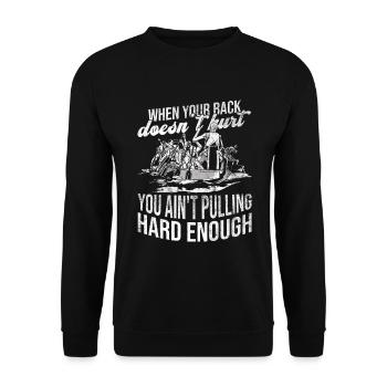 Drachenboot Drachenboot Mannschaft - Unisex Sweatshirt - black - Front - Alina (178cm) & Michal (187cm)