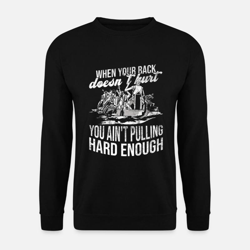 Drachenboot Drachenboot Mannschaft - Unisex Pullover - Schwarz
