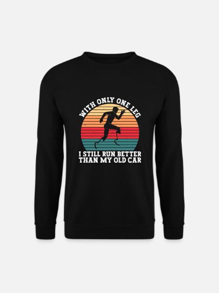 Beinprothese Und Bionisches Bein - Unisex Sweatshirt - black