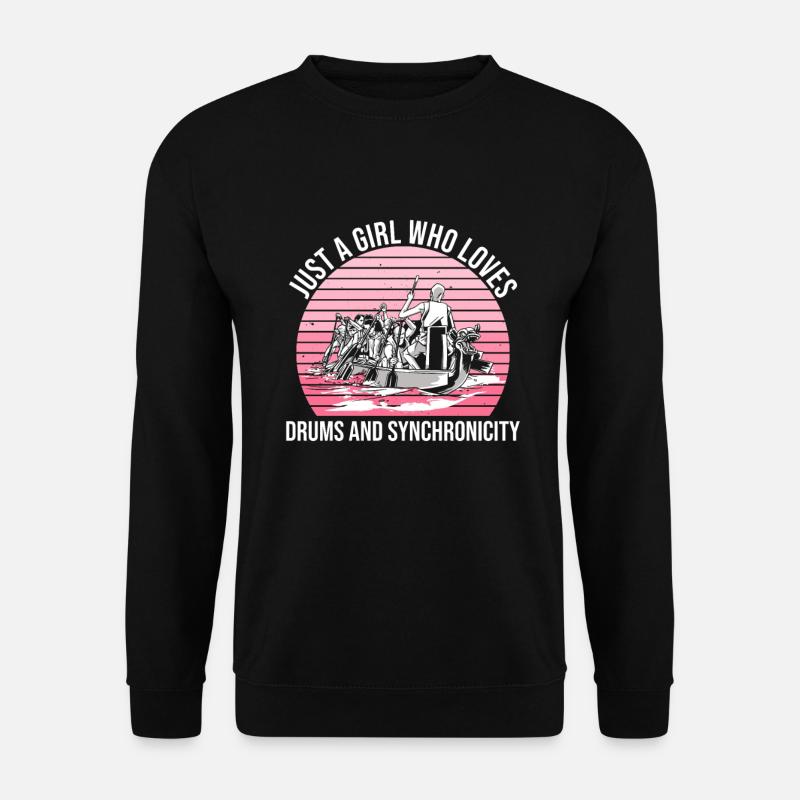Drachenboot Mädchen - Sweat-shirt Unisexe - noir