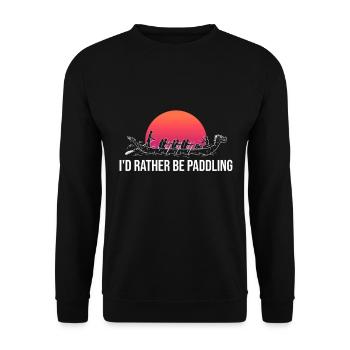 Drachenbootrennen Festival Und Drachenboot - Unisex Pullover - Schwarz - Vorne - Alina (178cm) & Michal (187cm)