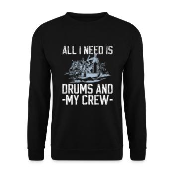 Drachenboot Und Drachenboot Paddler - Sweat-shirt Unisexe - noir - Devant - Alina (178cm) & Michal (187cm)