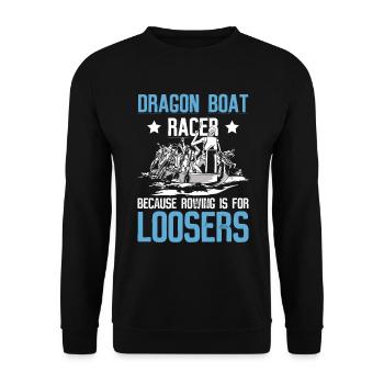 Drachenboot Und Drachenbootmannschaft - Sweat-shirt Unisexe - noir - Devant - Alina (178cm) & Michal (187cm)