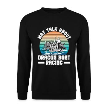 Drachenboot Und Drachenboottrainer - Sweat-shirt Unisexe - noir - Devant - Alina (178cm) & Michal (187cm)