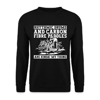 Drachenboot Und Drachenboot Paddeln - Sweat-shirt Unisexe - noir - Devant - Alina (178cm) & Michal (187cm)