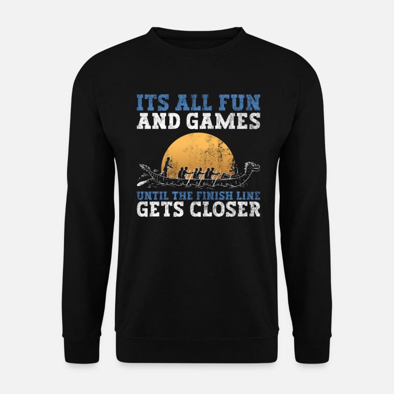 Drachenbootmannschaft Drachenbootrennen - Unisex Sweatshirt - black