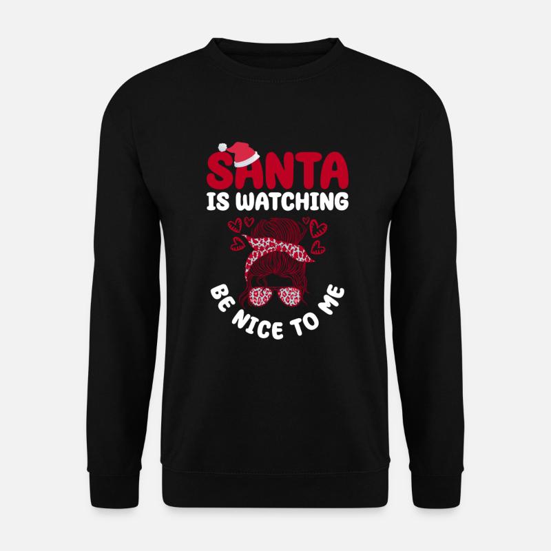 Lehrassistent Weihnachten Der Weihnachtsmann - Sweat-shirt Unisexe - noir