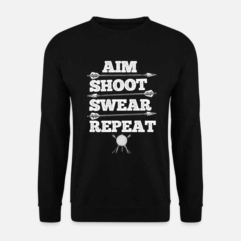 Bogenschießen Archery - Unisex Pullover - Schwarz