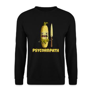 Conception des membres de l’équipe Pyscornpath Cornhole - Sweat-shirt Unisexe - noir - Devant - Alina (178cm) & Michal (187cm)