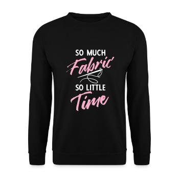 Nähen Und Schneidern Für Näher - Unisex Pullover - Schwarz - Vorne - Alina (178cm) & Michal (187cm)
