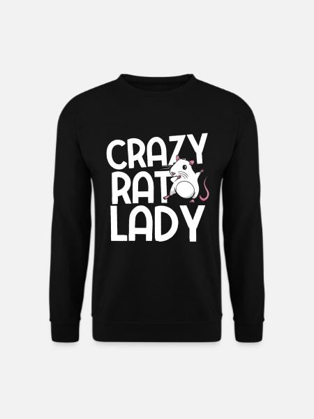 Nagetier Maus Ratte - Unisex Pullover - Schwarz