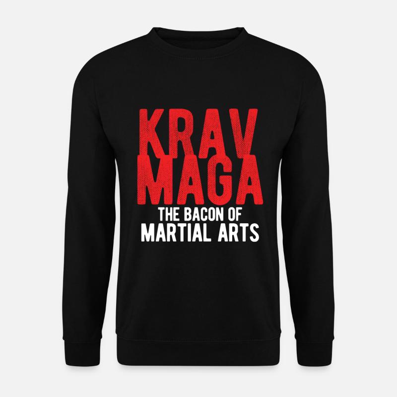 Israelischer Kampfsport Krav Maga - Unisex Pullover - Schwarz