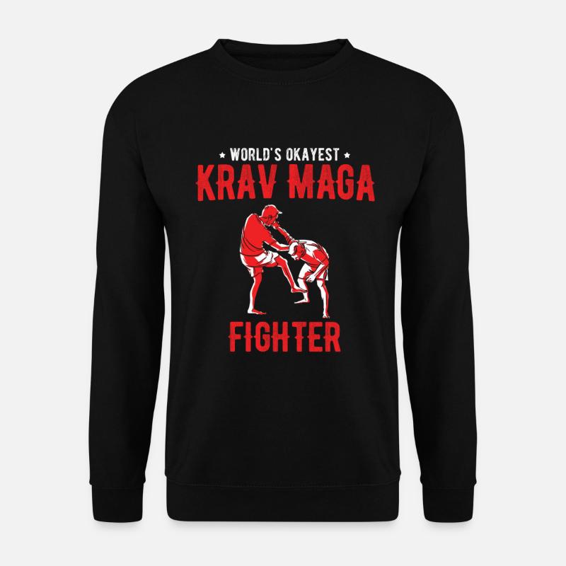 Israelischer Kampfsport Krav Maga - Unisex Pullover - Schwarz