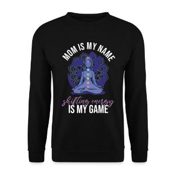 Reiki Praktizierende Mutter Und Reiki - Unisex Sweatshirt - black - Front - Alina (178cm) & Michal (187cm)