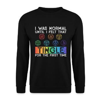Reiki Praktizierende Und Ganzheitliches Reiki - Unisex Sweatshirt - black - Front - Alina (178cm) & Michal (187cm)