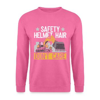 Baggerfahrer Baggern Bagger - Sweat-shirt Unisexe - rose - Devant