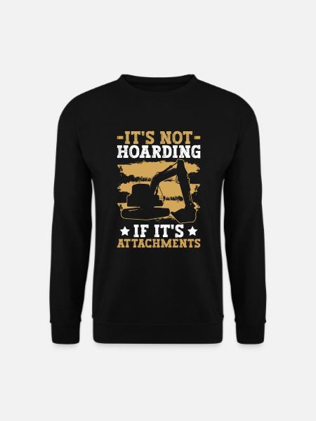 Schwermaschinenbediener Bagger Sandbagger - Unisex Pullover - Schwarz