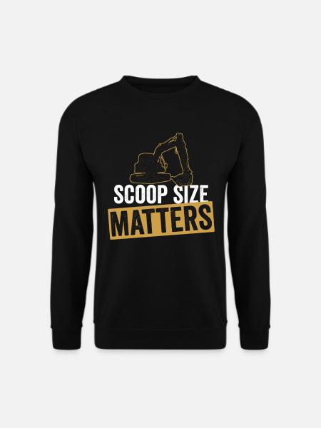 Baggerfahrer Bagger Sandbagger - Sweat-shirt Unisexe - noir